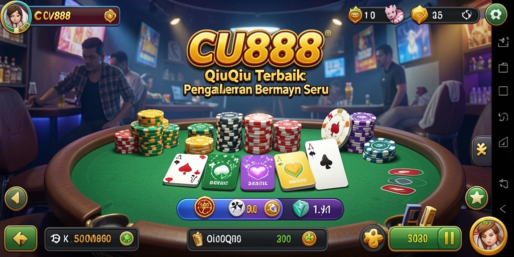 Gameplay seru QiuQiu di CU888 dengan grafik menawan.