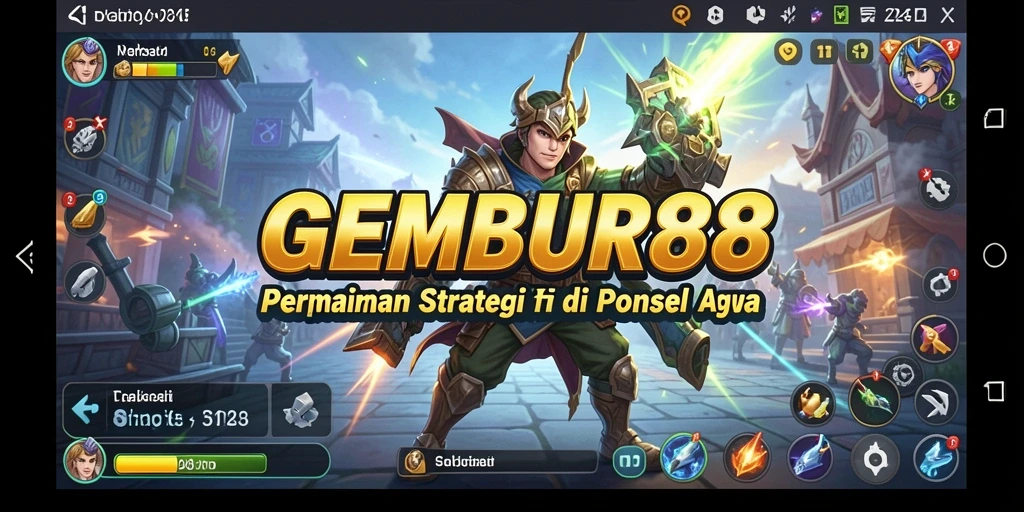 Screenshot gameplay <strong>GEMBUR88</strong> yang menunjukkan aksi strategis yang mendebarkan.