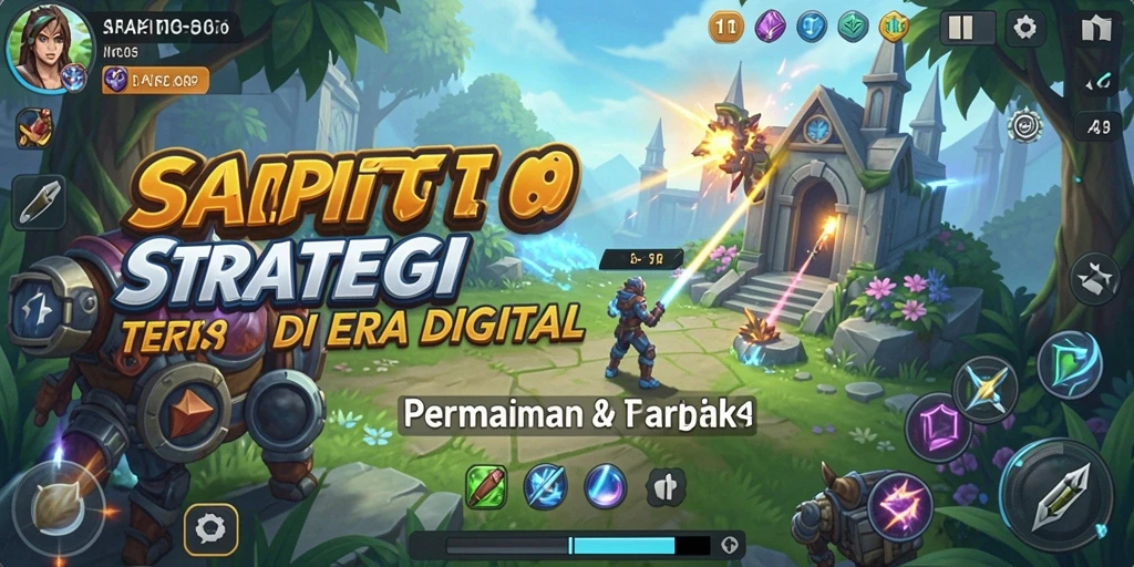 Tangkapan layar yang menunjukkan aksi mendebarkan dalam game strategi.