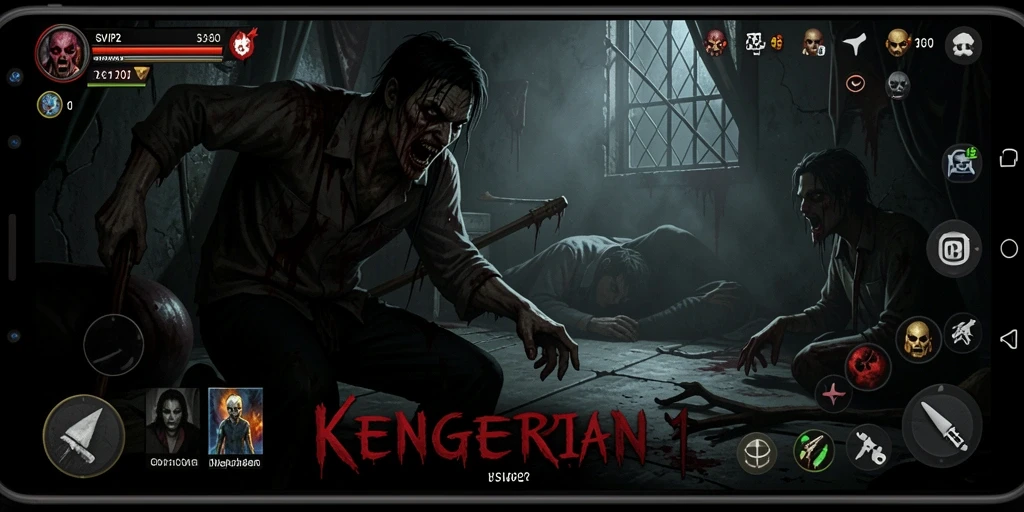 Gameplay <strong>SVIP2</strong> yang menegangkan dengan atmosfer horor yang kental.