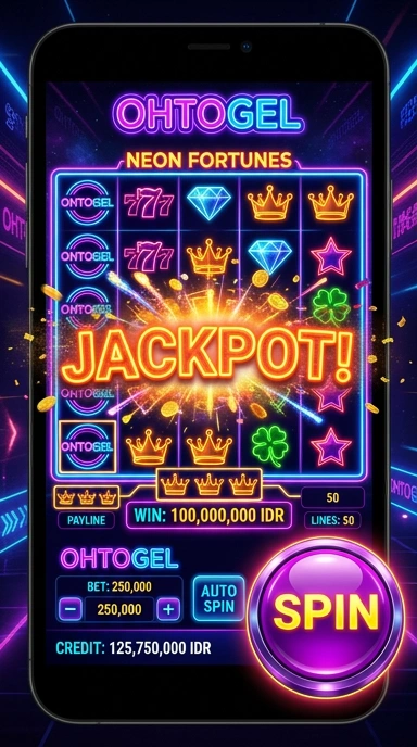 Tampilan utama aplikasi ohtogel yang menarik dan mudah dinavigasi.